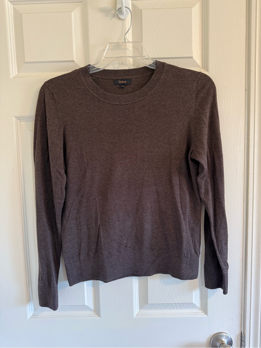 Quince Women's Crewneck Sweater - Chocolate Brown